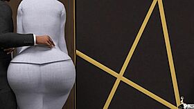 Young CEO grills his curvy Jewish secretary hard