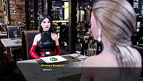 anime hentai whore in bikini gets wild at milf party