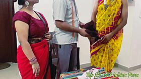 desi stepdaughter fantasy sex with step dad, oops threesome mess