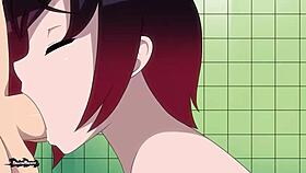 rose after the workout, wanna see her 3d hentai action?