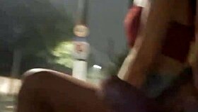 Emotional Release: Gay Guy Masturbates Publicly for Redhead at Bus Stop