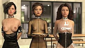 Complete gameplay of red sakura mansion 2 part 6 with ebony characters