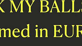 Come on, suck my balls in this blonde's bubble butt movie!