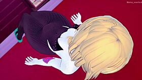 spider gwen wants to fuck in her suit at the love hotel adult version