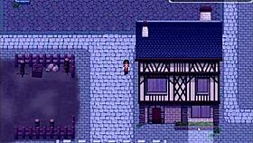 Playing Henteria Chronicles part 4, this Japanese anime hentai game is so hot with big ass tits in missionary.