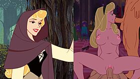 Primerjava originalnih in golih risank V2