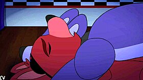 FNAF角色探索亲密的兽人时刻在独特的gay邂逅