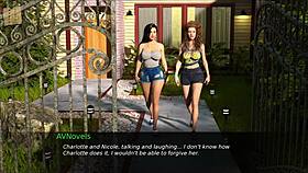 nursing back to pleasure with curvy mature in sexy 3d outfit animation