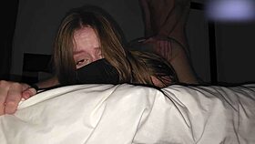 She moaned loudly fucking russian beauty without lube