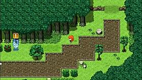 redhead girl saves boy from bandits in rebecca and the sword of nasty curses part 1