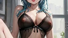 Married Couple's 3D Adventure: Pussy Masturbation Meets Monster Cock Creampie In Hentai Bliss.