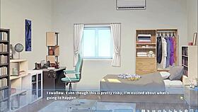 Summer clover harem hentai game ep 11 bdsm session and footjob 😏