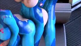 Check out this fun porn cartoon with dancing and striptease!