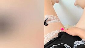 Hot Maid Masturbates Her Tight Pussy Home Alone