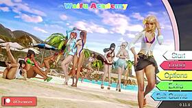 Look At These Huge Tits In Waifu Academy Nude Scenes!