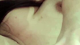 Hot young babe strips naked, uses vibrator and anal toys for solo orgasm.