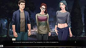 Our red string continues: Big cock fucking and fingering in anime