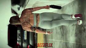 He Plays With My Ass, Inserts Plug Slowly, Then I Sit On His Huge Hard Cock