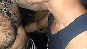 Who's fucking in the glory hole? Everyone cums in this bareback orgy!