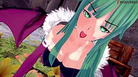 Is Morrigan fucking hard in this Halloween special?