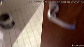 my hot milf stepmother caught me spying during her shower in shared hotel