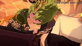 garden collei genshin impact in 3d cartoon anime