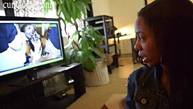 Lexy Gold Swallows in Dirty Blowbang Facial