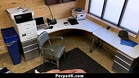 Loss Prevention Officer Catches Suspect with Fake Cash. Blackmailed for Bareback Office Action?