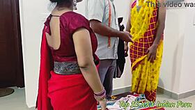 desi stepdaughter fantasy sex with step dad, oops threesome mess