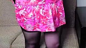 sexy crossdresser dancing with big ass