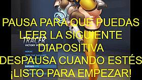 Tracer Overwatch Commands Anal Femdom Joi With Dildo Toys!