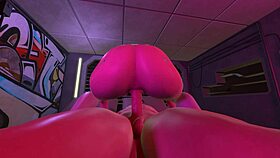 cyberpunk whore in 3d sfm animation