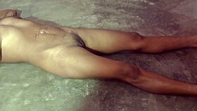 Liz Stimulates Her Pierced Clit on Sofa for Intense Orgasm