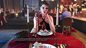 Prima ieșire cu milfa mea fierbinte stepmom în hentai 3D Santa County