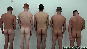 I experienced the gay army hazing, showering, and fucking in this sexy nude video