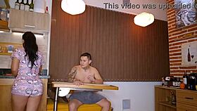 I cheat with young neighbor, bent over for big cock riding!