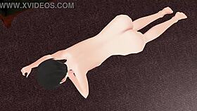 Leo anime girl strips in gravure