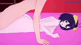 Utena and Haruka in an intense magia magenta sex scene