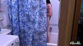 Stepson Caught Spying on Stepmom's Shower