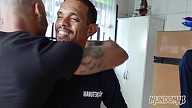 a different farewell with blowjob on monster cock