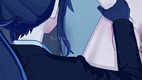 Oc New Employee With Big Tits Enters The Game World For Anime Adventures