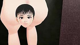 Leo anime girl strips in gravure