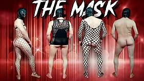 The masked goddess in crossdressing transforms into the diva del sexo