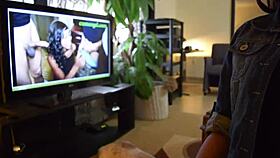 Lexy Gold Swallows in Dirty Blowbang Facial