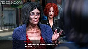 anime hentai whore in bikini gets wild at milf party