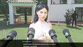 anime hentai whore in bikini gets wild at milf party