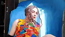 sexy crossdresser dancing with big ass