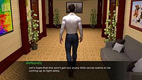 nursing back to pleasure with curvy mature in sexy 3d outfit animation