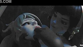 i love this secrets overwatch hmv pmv with cartoon music and 3d anime hentai sex