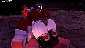 Imagine a succubus giving a rough thighjob in this 3D anime hentai.